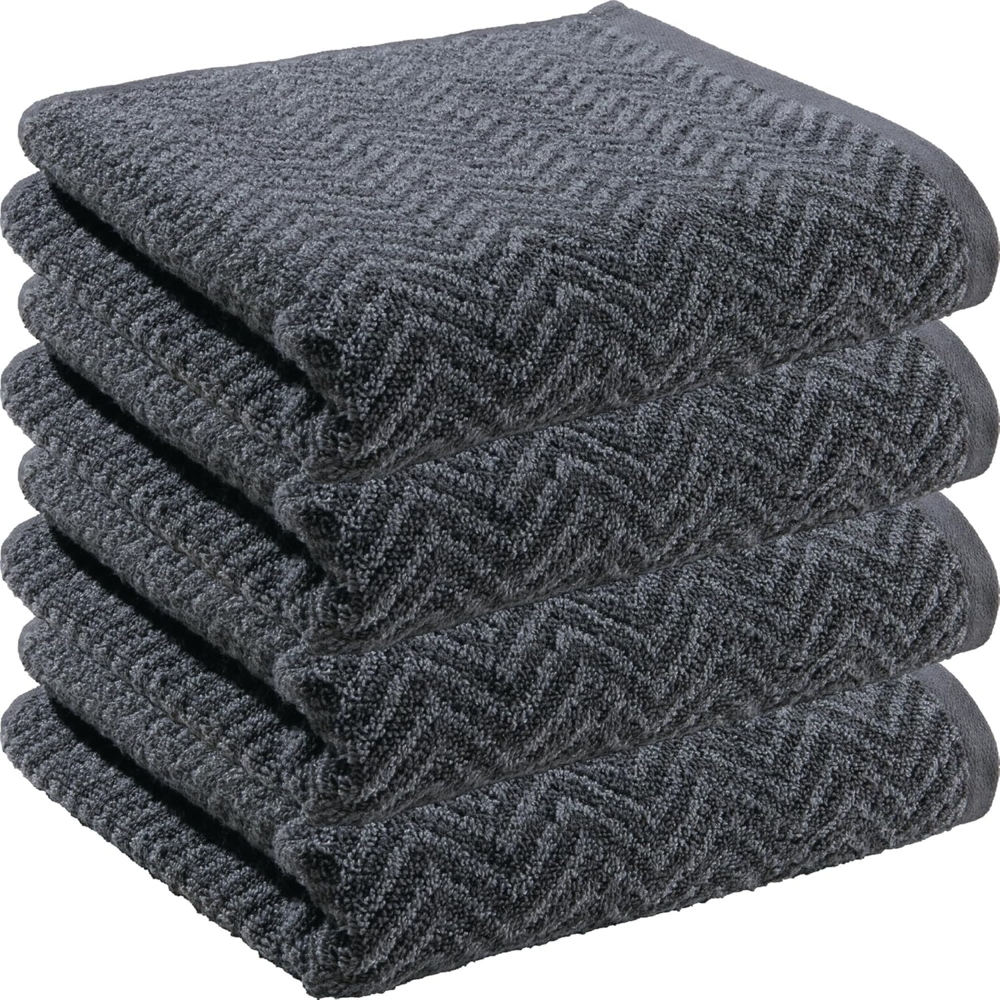 REDBEST Handtuch Handtuch "Palmdale" 4er-Pack, Frottier, Walk-Frottier gemustert Bild 1
