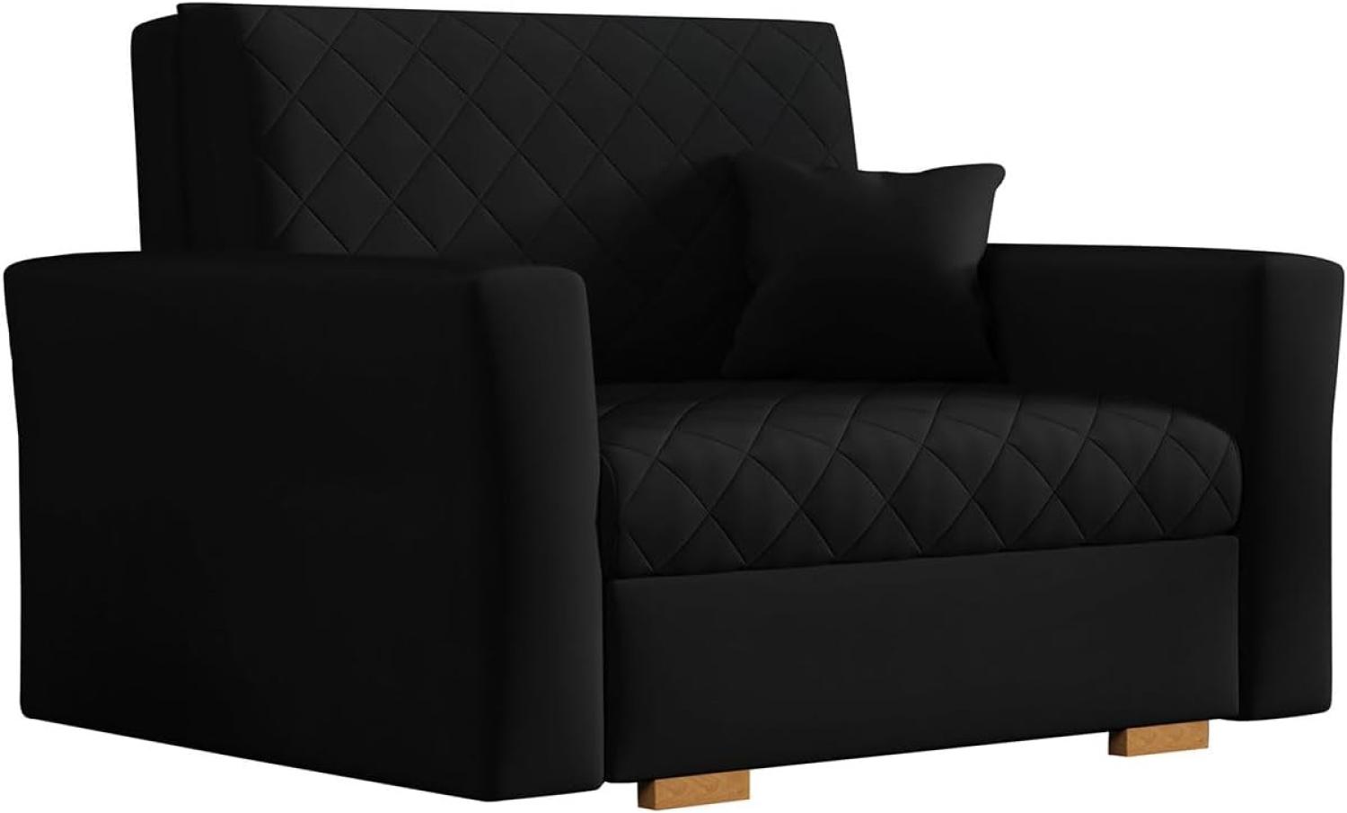 Mirjan24 'Viva Caro' Schlafsofa, Schwarz, 83 x 96 x 115 cm Bild 1
