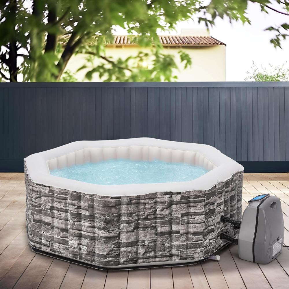 Aufblasbarer Whirlpool Carosino 195x70 cm [pro. tec] Bild 1