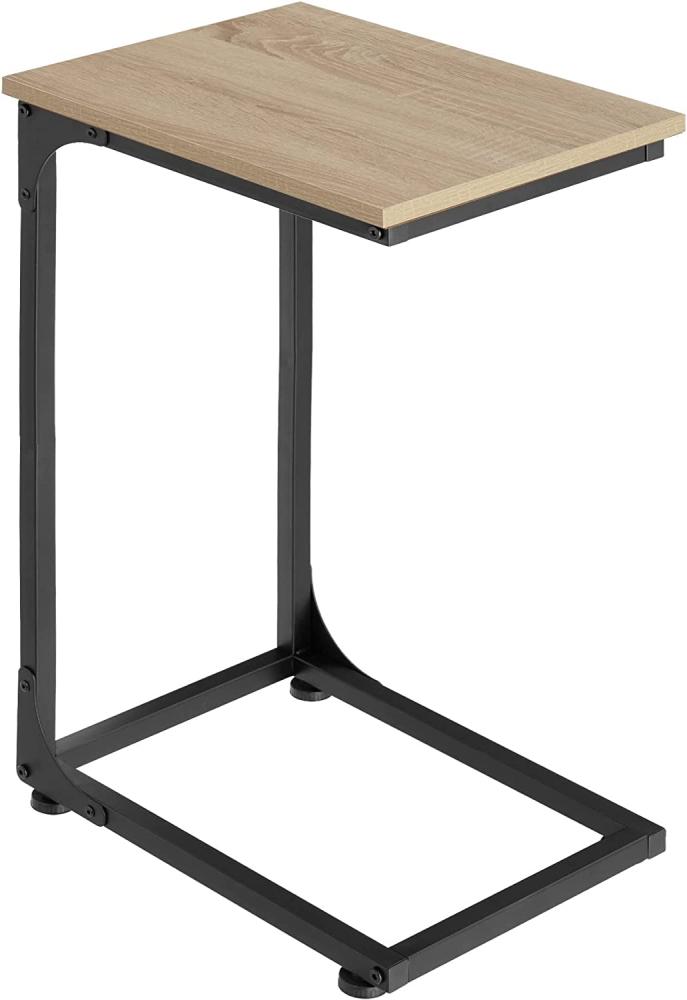 Beistelltisch Erie 40 x 30 x 63 cm - Industrial Holz hell, Eiche Sonoma Bild 1