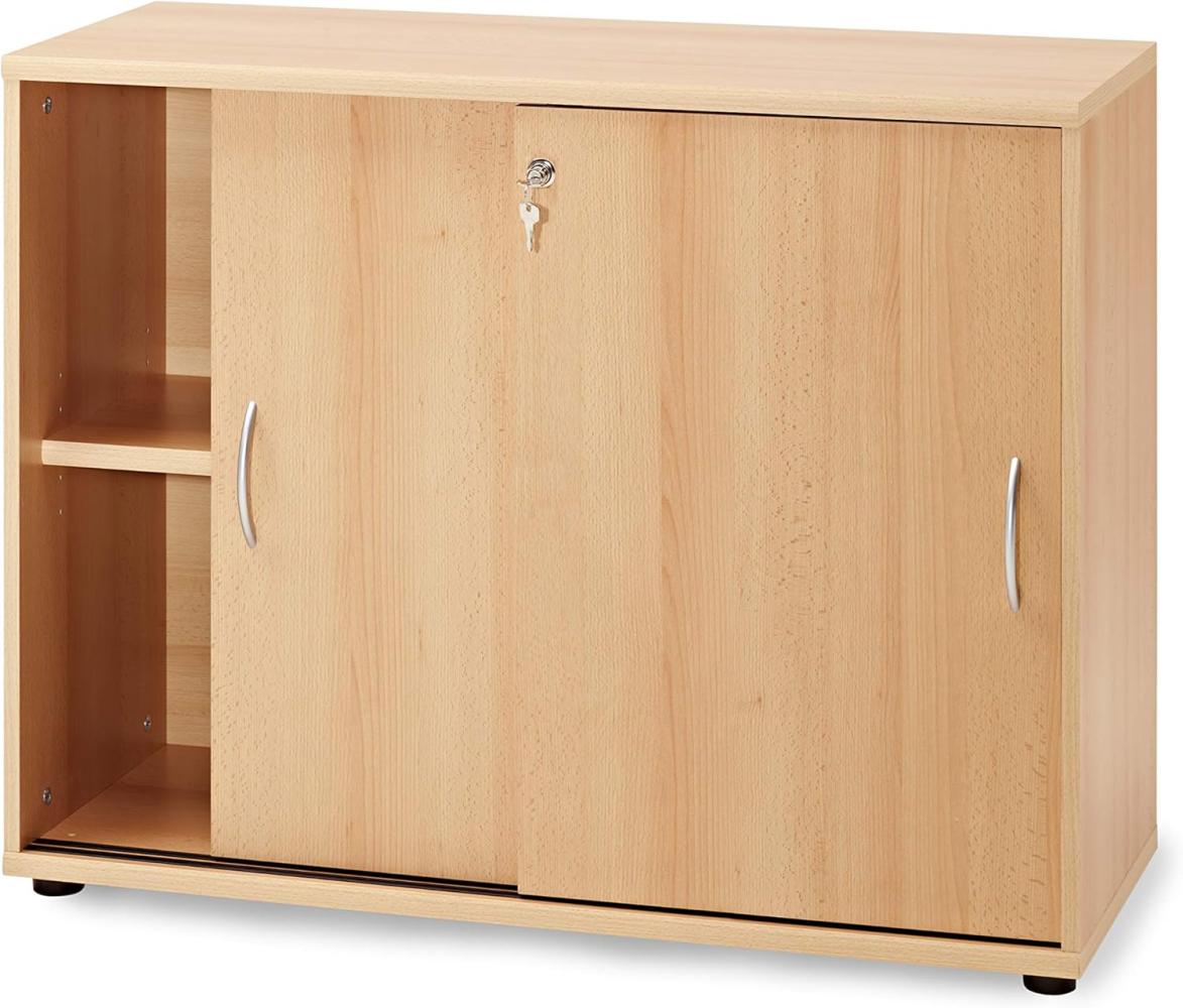 Möbelpartner Manni Aktenschrank, samerbergbuche, ca. 100,0 x 39,5 x 77,4 cm Bild 1