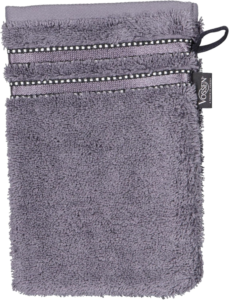 Vossen Handtücher Cult de Luxe | Waschhandschuh 16x22 cm | graphit Bild 1