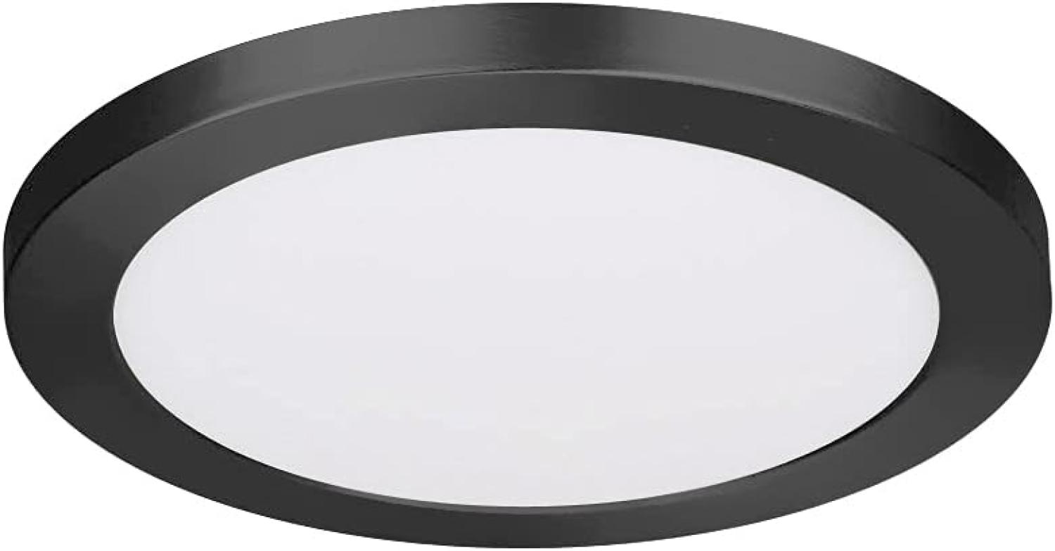 ISOLED LED Aufbau/Einbauleuchte Slim Flex, 18W, schwarz, ColorSwitch 3000K3500K4000K Bild 1