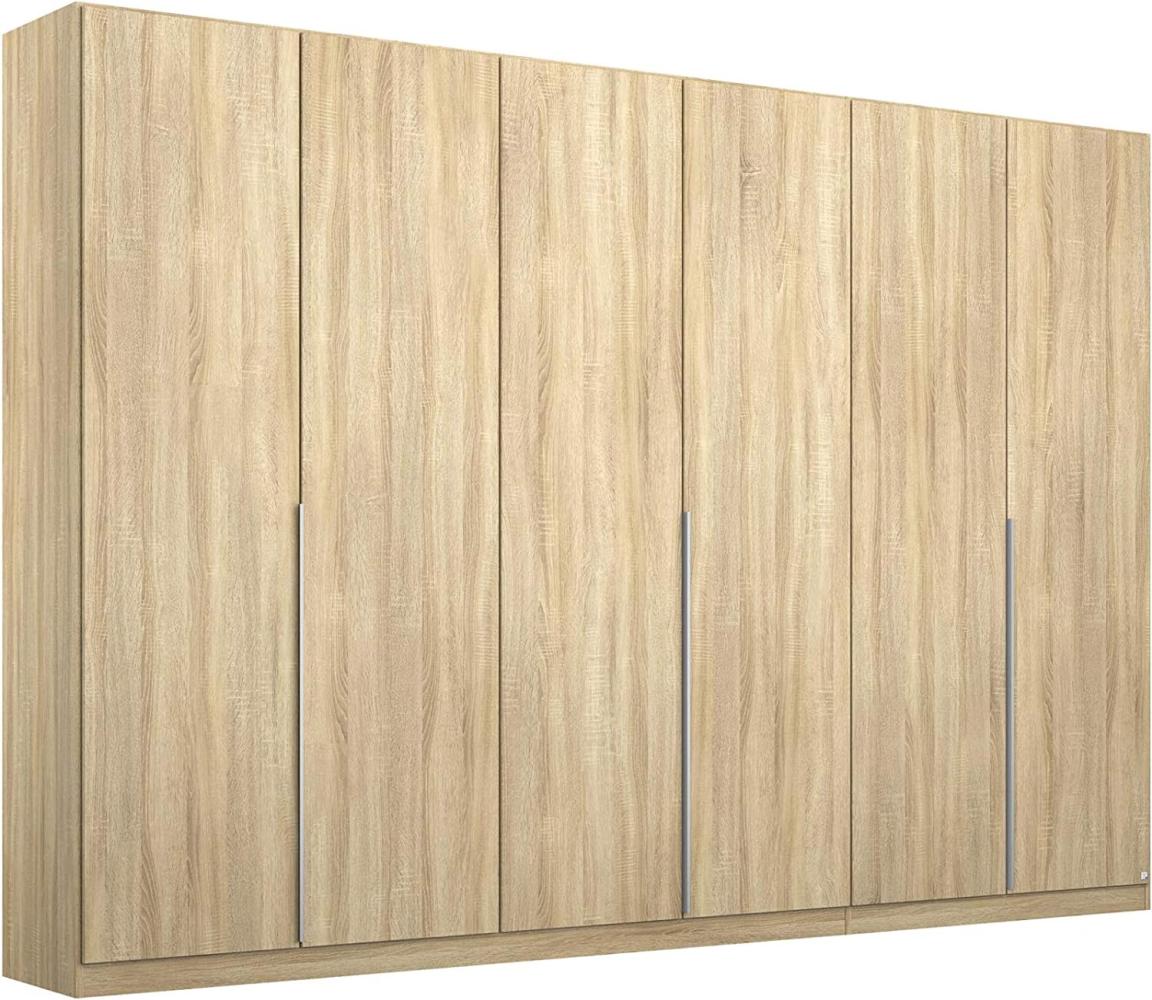 Rauch Möbel Alabama Schrank Kleiderschrank Drehtürenschrank Eiche Sonoma 6-türig inklusive Zubehörpaket Basic 3 Kleiderstangen, 6 Einlegeböden BxHxT 271x229x54 cm Bild 1