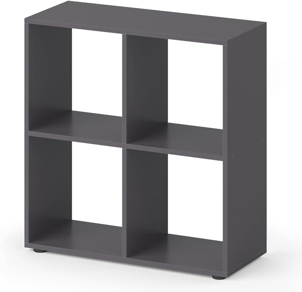 Raumteiler Tetra Grau 72.6 x 72 cm Vicco Bild 1