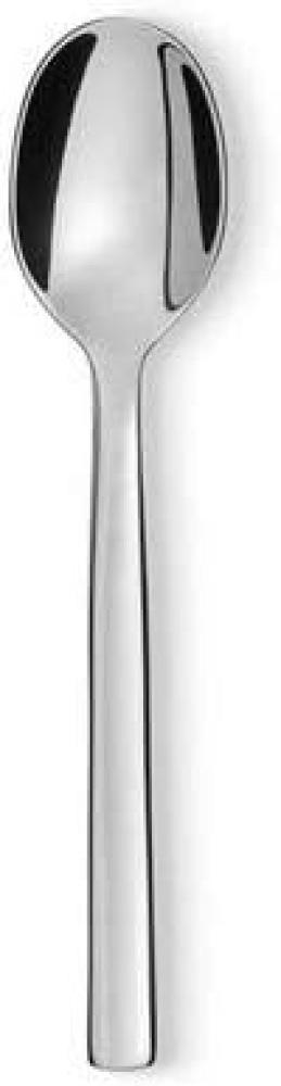 Alessi Ovale Teelöffel, Edelstahl, Silber, 14 x 4. 5 x 2 cm, 6-Einheiten Bild 1