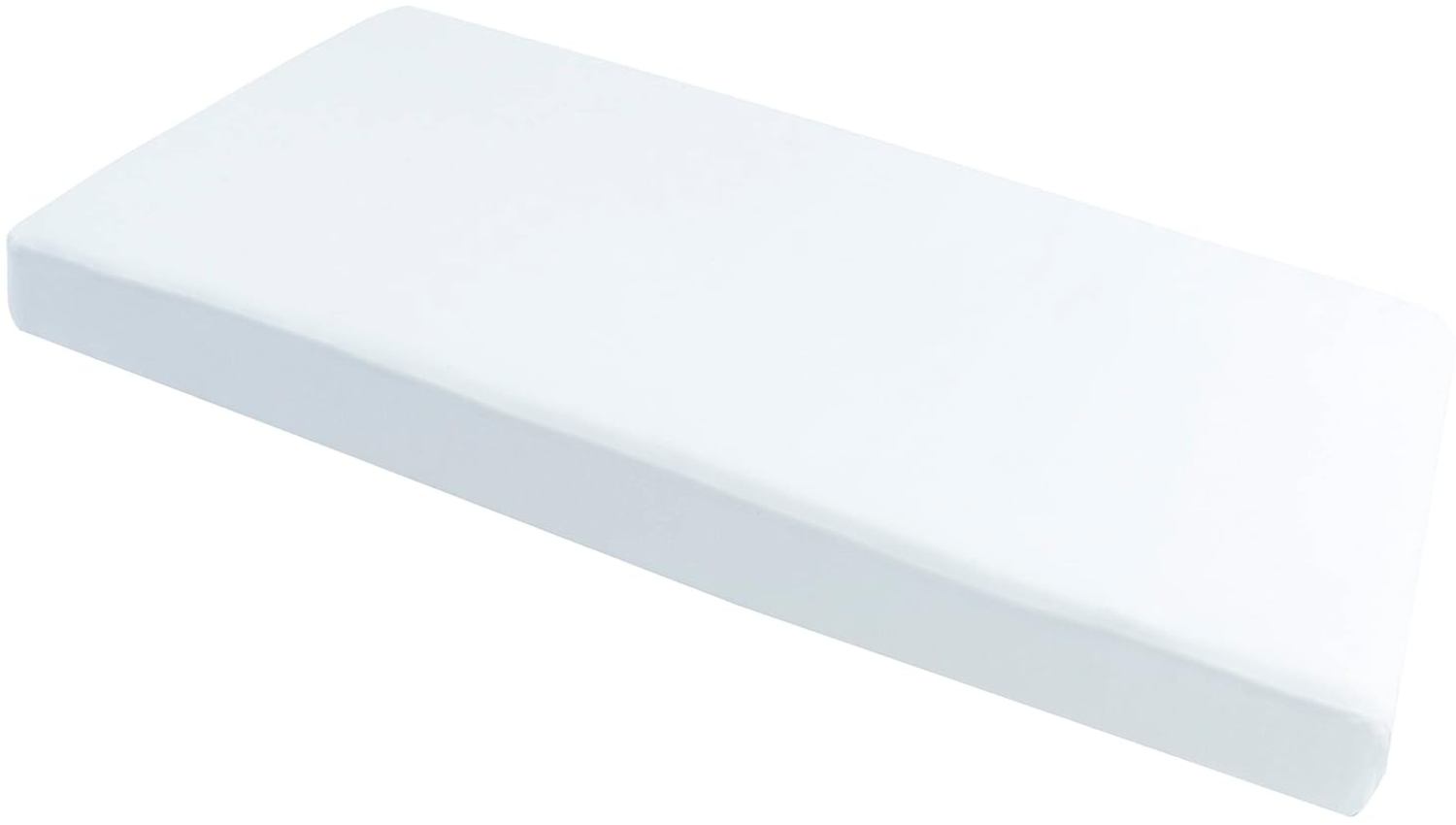 Medi Partners Spannbettlaken 60x120 Baby Bettlaken Kinderbett Spannbetttuch 100% Baumwolle - Fitted Kinder Sheet Bettwäsche Babymatratze Schlafsack Babybett (Weiss) Bild 1