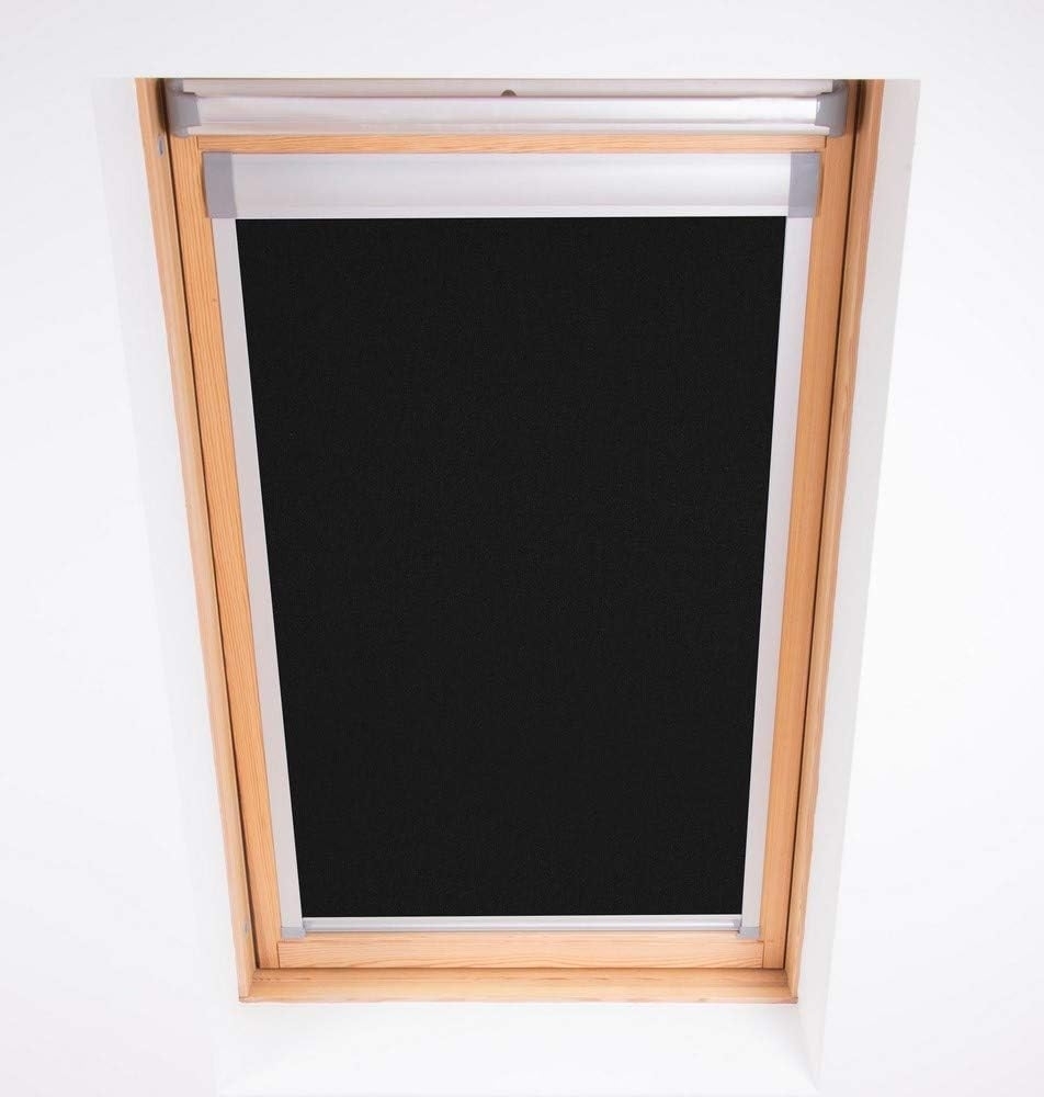 Bloc Skylight Rollo für Velux Dachfenster Blockout, schwarz C02 Bild 1