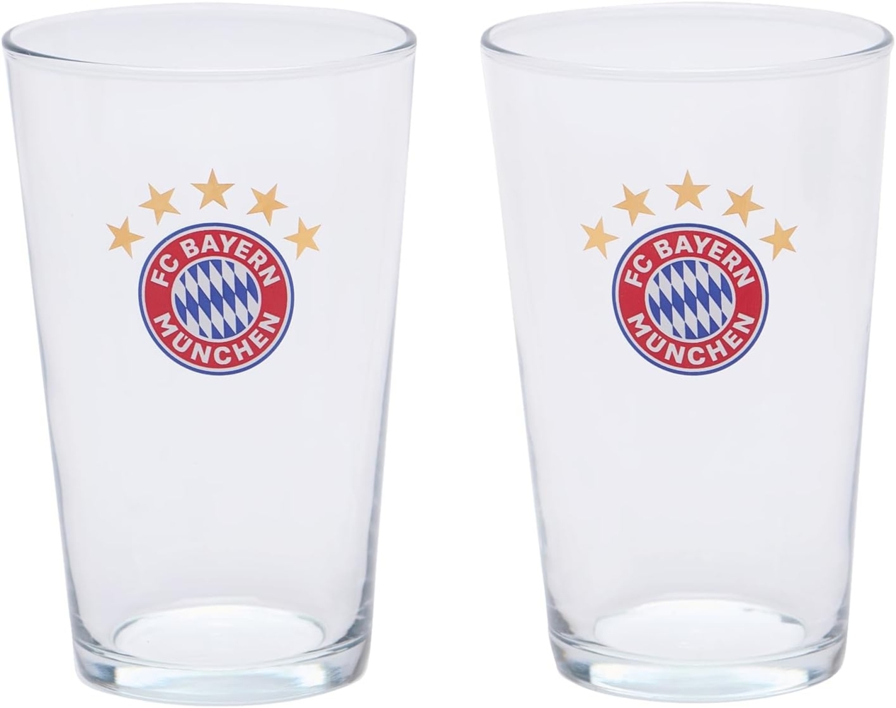 FC Bayern München Glas Fanglas 2er Set Bild 1