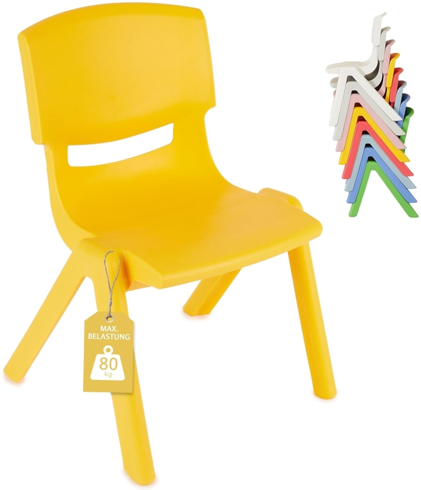 Bieco Kinderstuhl gelb Bild 1