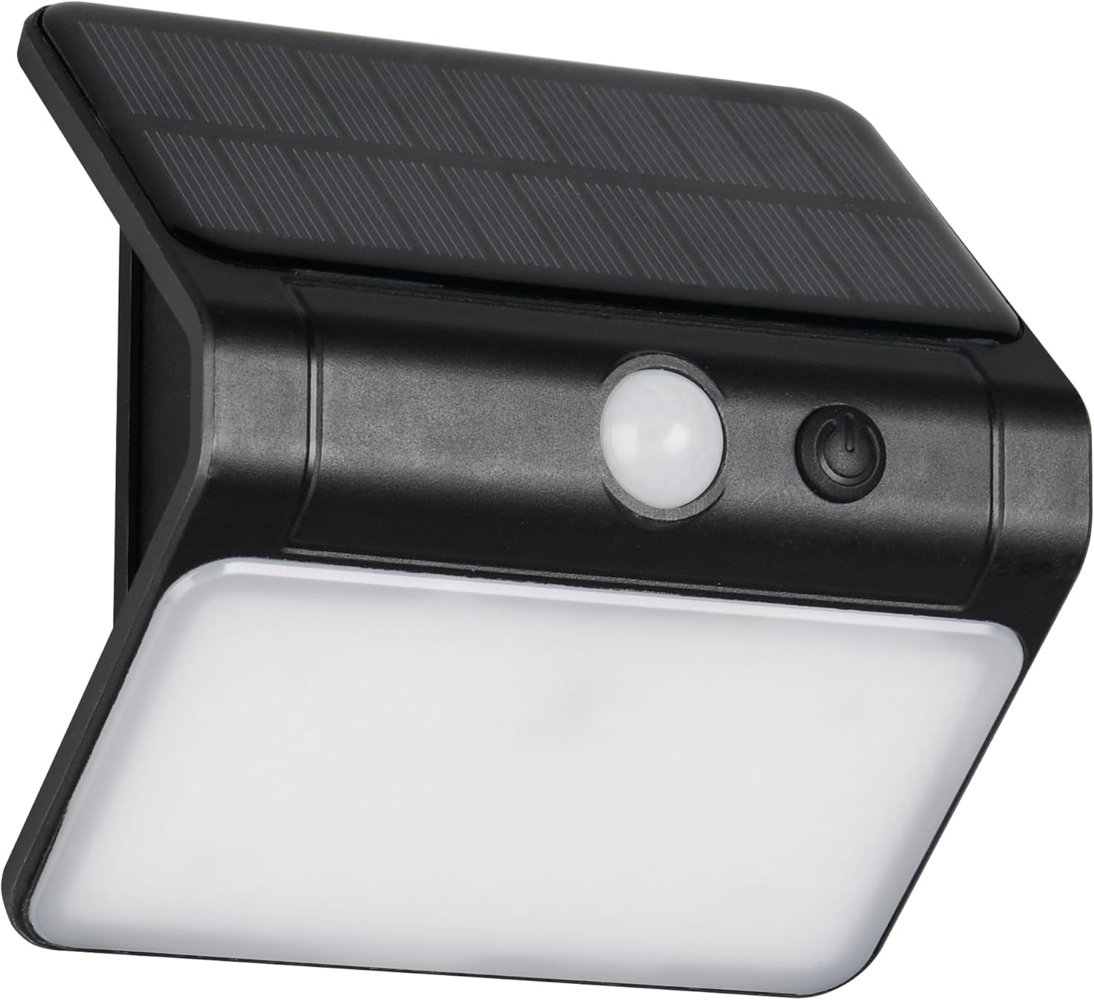 Solar Wandleuchte OLINDA außen mit Bewegungsmelder, Breite 12cm Bild 1