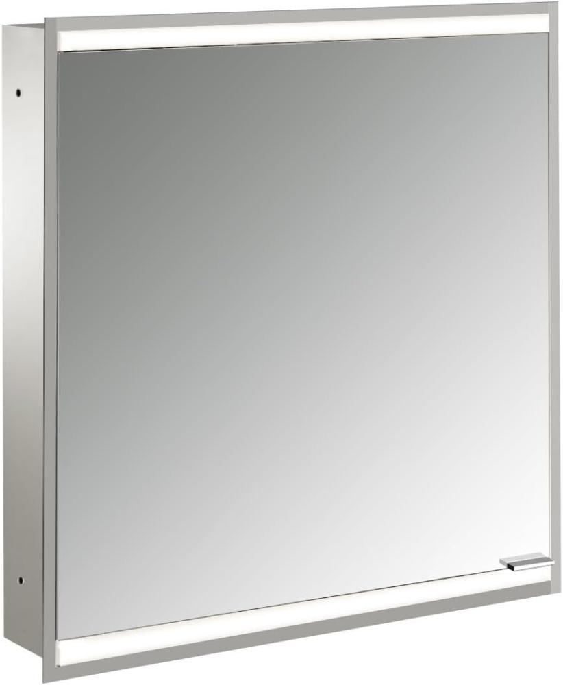 Emco prime 2 Lichtspiegelschrank, 600 mm, 1 Tür, Anschlag links, Unterputzmodell, IP 20, mit Lichtpaket, Ausführung: Glasrückwand verspiegelt - 949706031 Bild 1