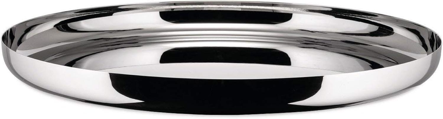 Alessi Servierplatte, Edelstahl, Silber, 34 x 38 x 13. 5 cm Bild 1