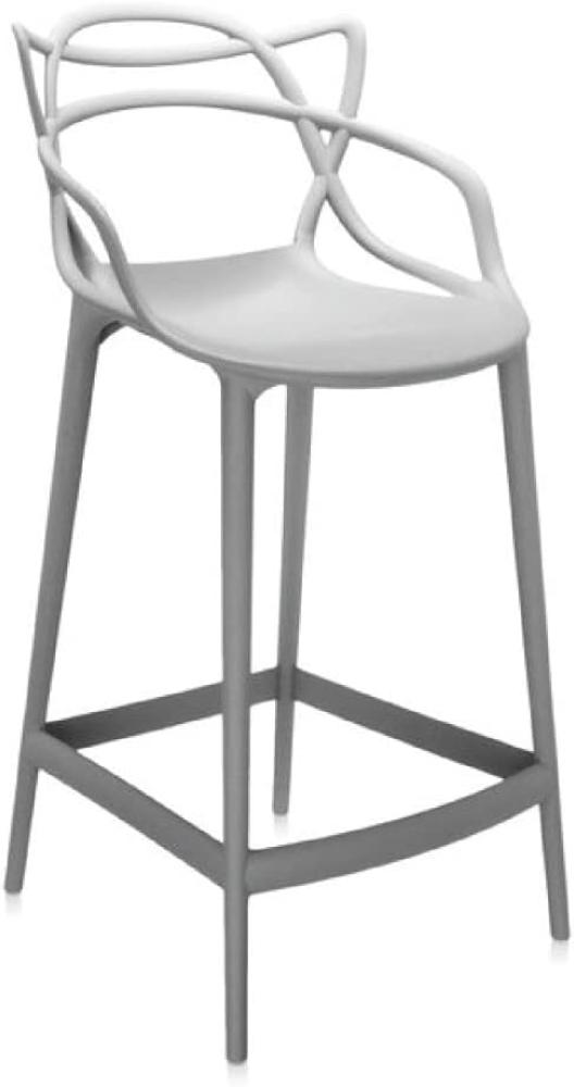 Kartell Masters Stool Hocker, Grau, H. 75 Bild 1