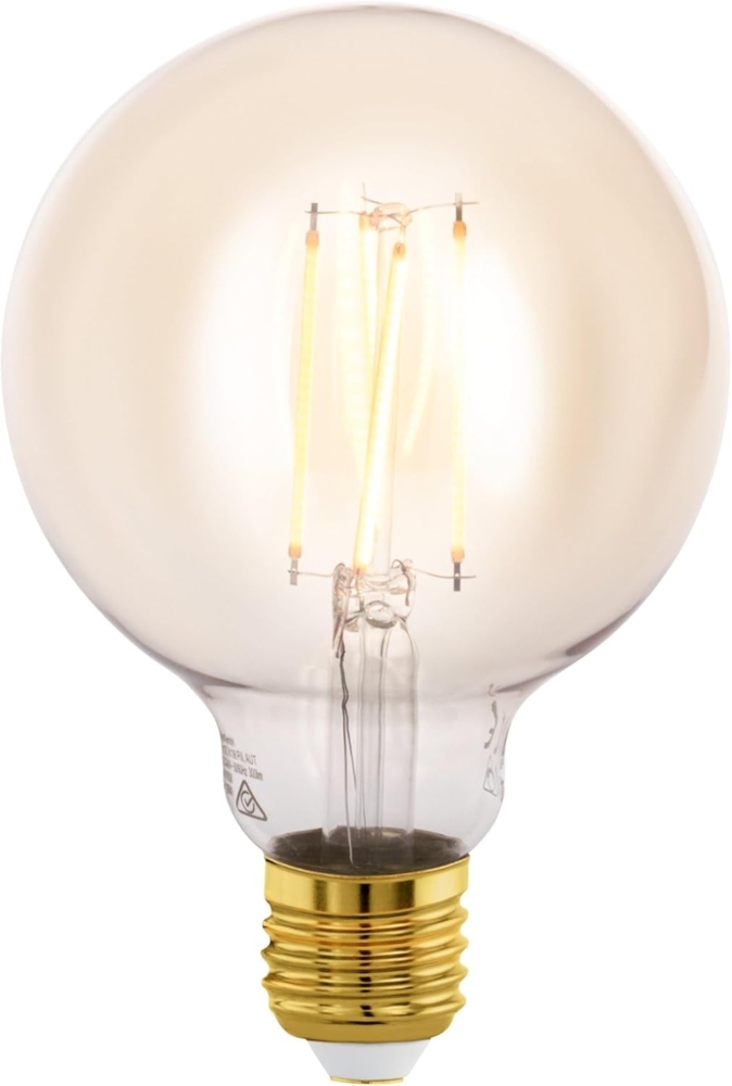Eglo 110064 LED Filament Leuchtmittel E27 GOLDEN AGE L:14cm Ø:9. 5cm dimmbar 1700K Bild 1
