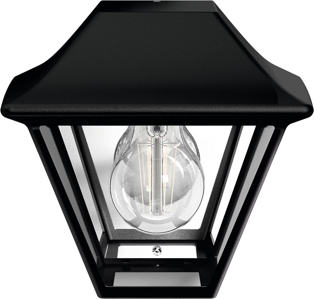 Philips Alpenglow wall lantern black 1x42W 230V Bild 1