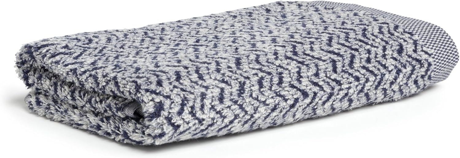 Möve Duschtuch Brooklyn Fischgrat, Walkfrottier (1-St), mit Zick-Zack-Muster Bild 1