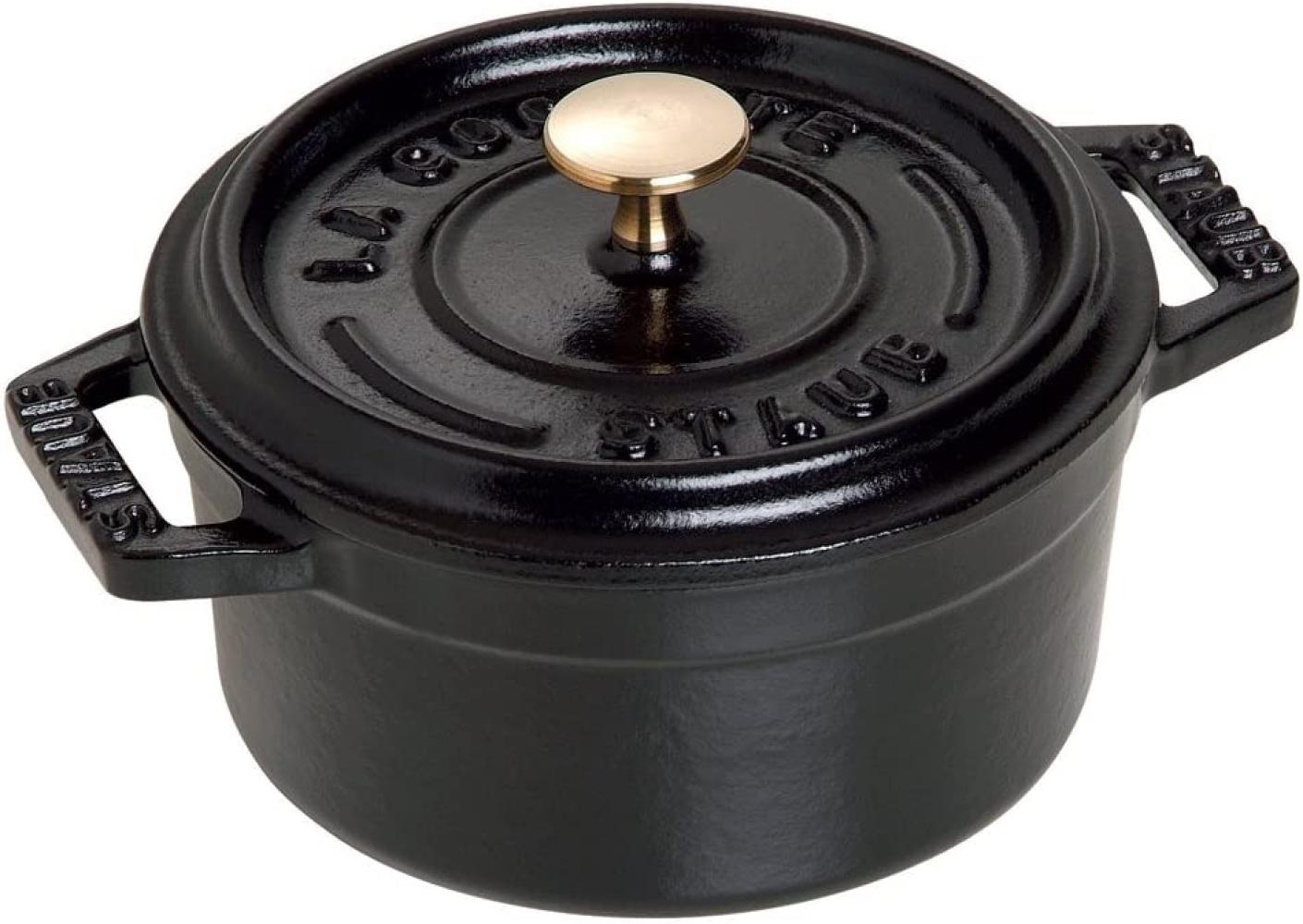 STAUB Cocotte Bräter Mini new Classic Gusseisen 0,25 l Ø10cm schwarz Bild 1