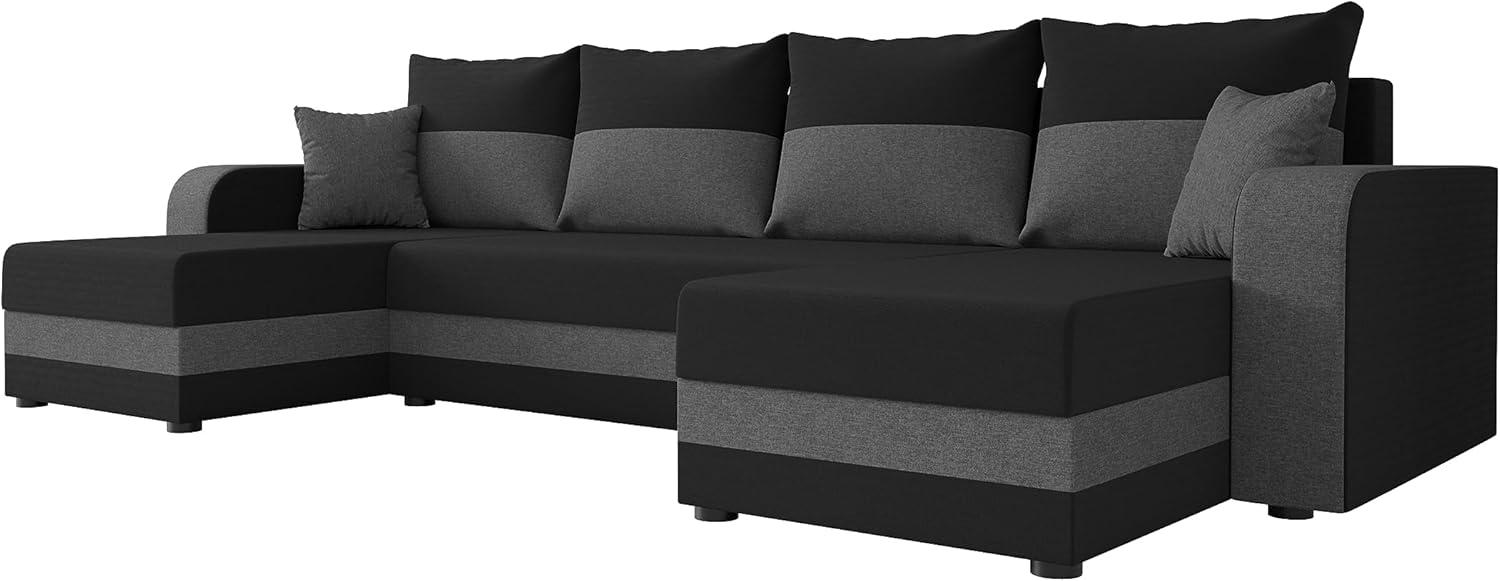 ALTDECOR Wohnlandschaft HEWLI-BIS, Couch mit Schlaffunktion, Wohnzimmer - Ecksofa Bild 1