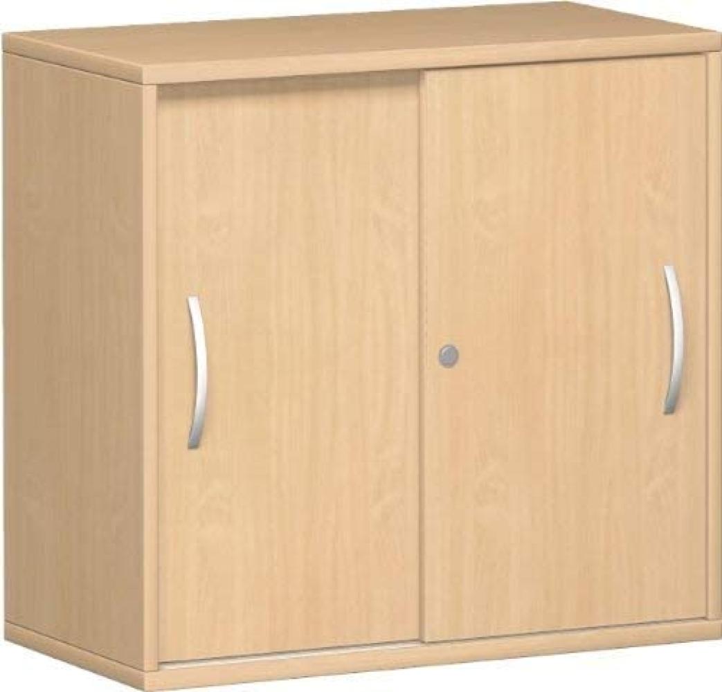 Anstell-Schiebetürenschrank Oberboden 25 mm, 80x42x72cm, Buche Buche Bild 1