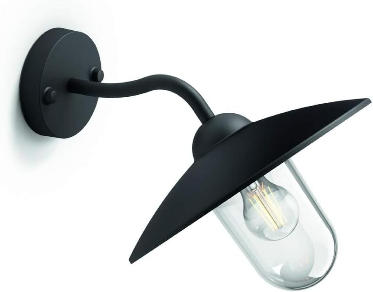 Philips Hammock wall lantern black 1x60W 230V Bild 1