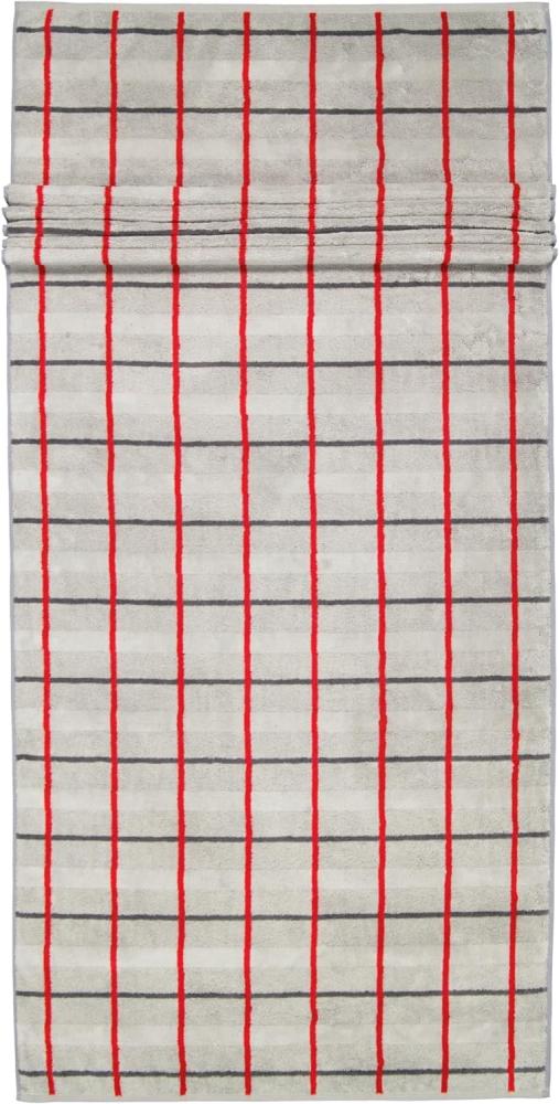 Cawö Handtücher Noblesse Square Karo 1079|Saunatuch 80x200 cm| rot Bild 1