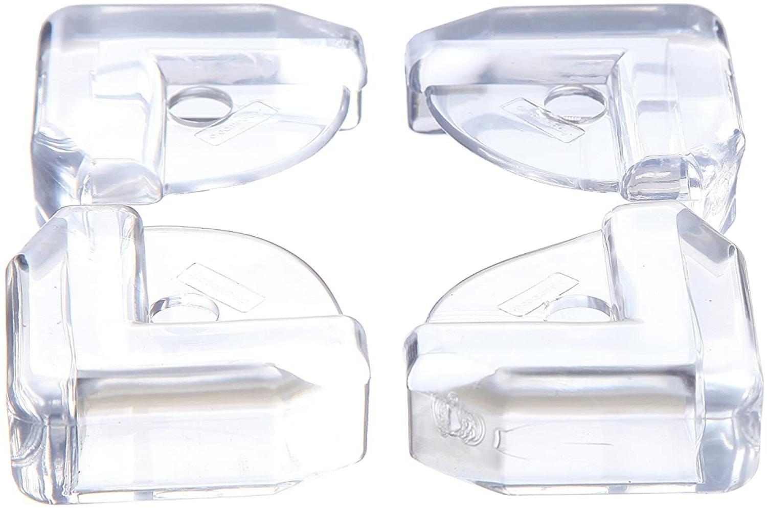 Dreambaby G134 Glastisch und Regal Eckenschutz Kantenschutz Stossschutz Kindersicherung transparent (4er) Bild 1