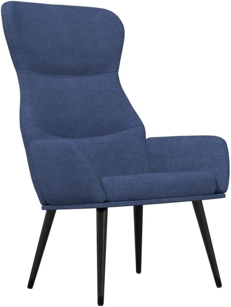 vidaXL Relaxsessel Blau Stoff [341075] Bild 1