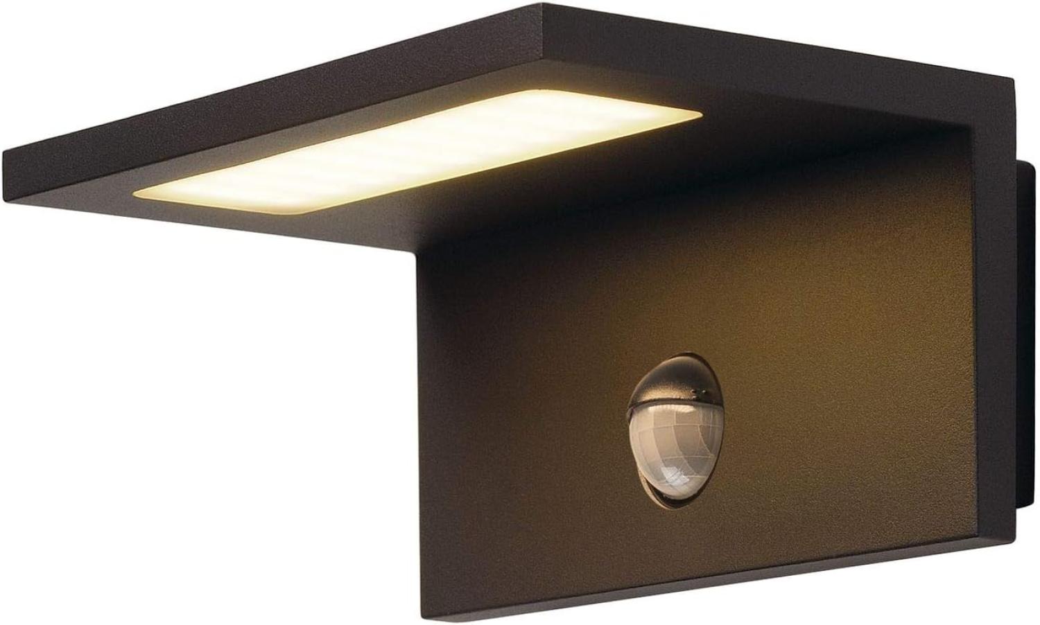 SLV No. 1001969 LED SENSOR WL LED Outdoor Wandaufbauleuchte IP44 anthrazit 3000K Bild 1