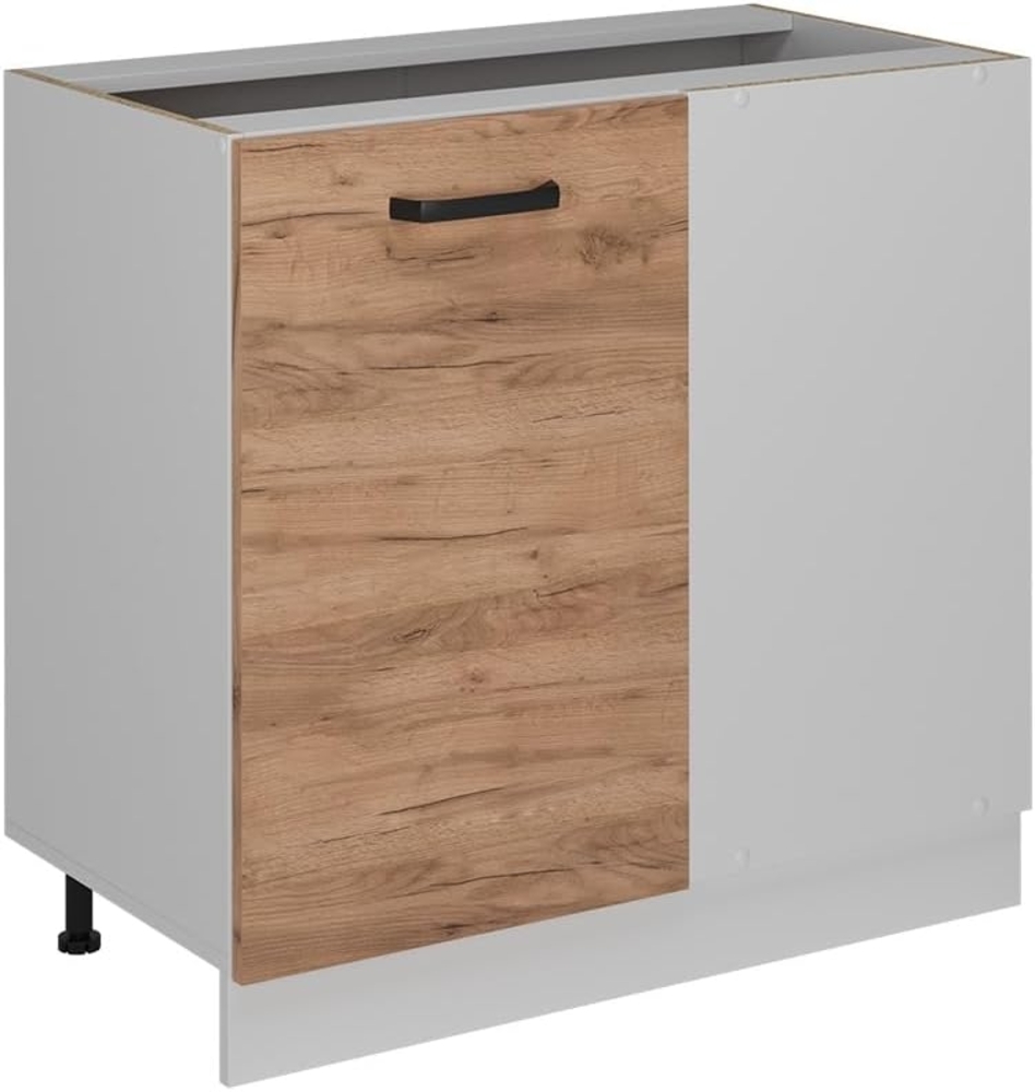 Vicco Eckunterschrank R-Line, Goldkraft Eiche, 86 cm ohne Arbeitsplatte Bild 1