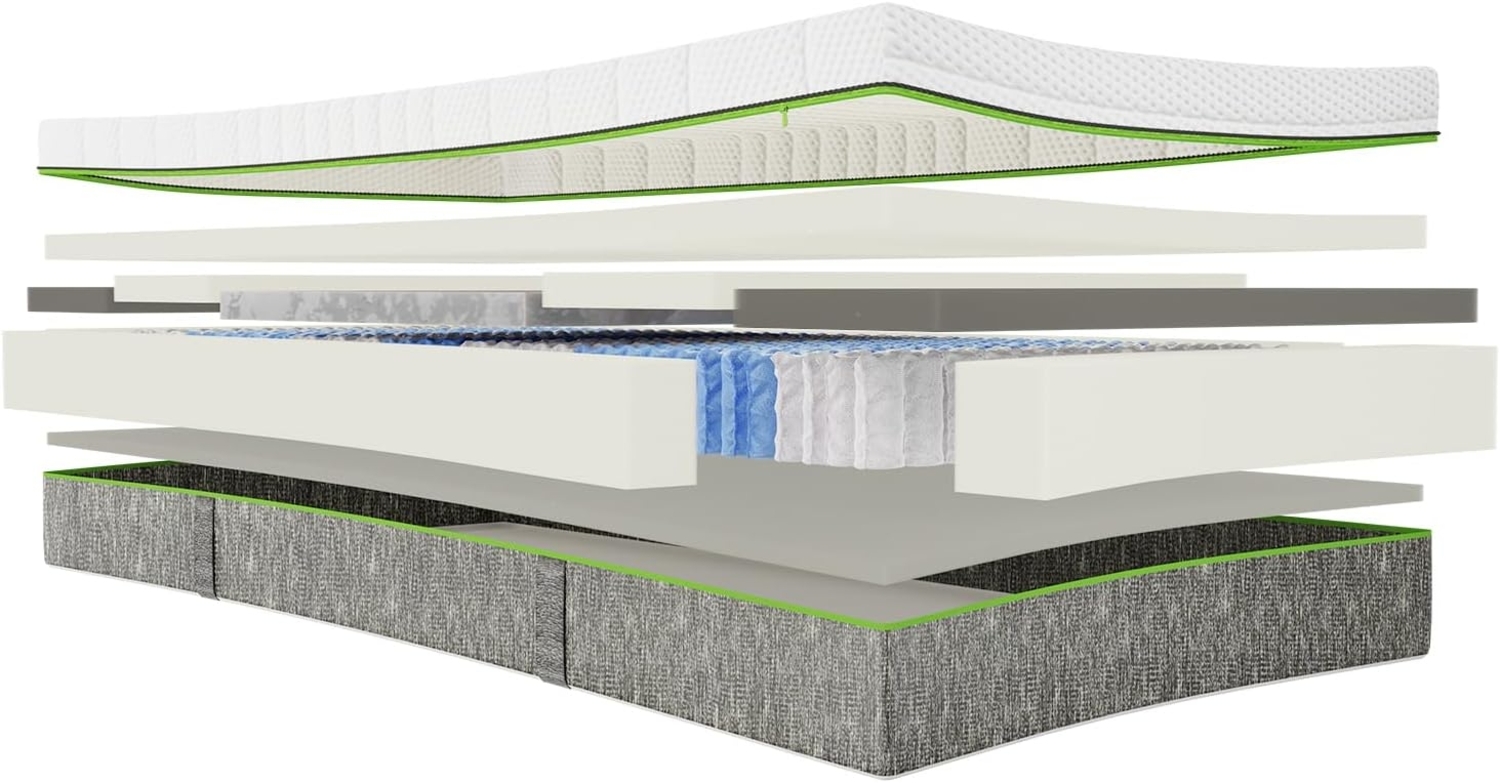 Taschenfederkernmatratze Feel like Latex, Beco, 24 cm hoch, innovative PUR like Latex Auflage, "Sehr gut" getestet Bild 1