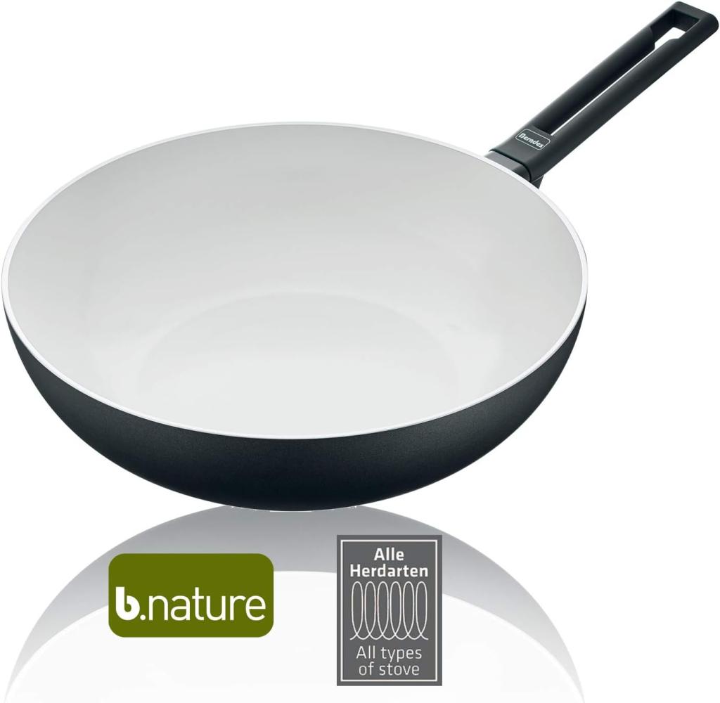 Berndes Alu Induction b. nature Stielwok 30 cm Bild 1