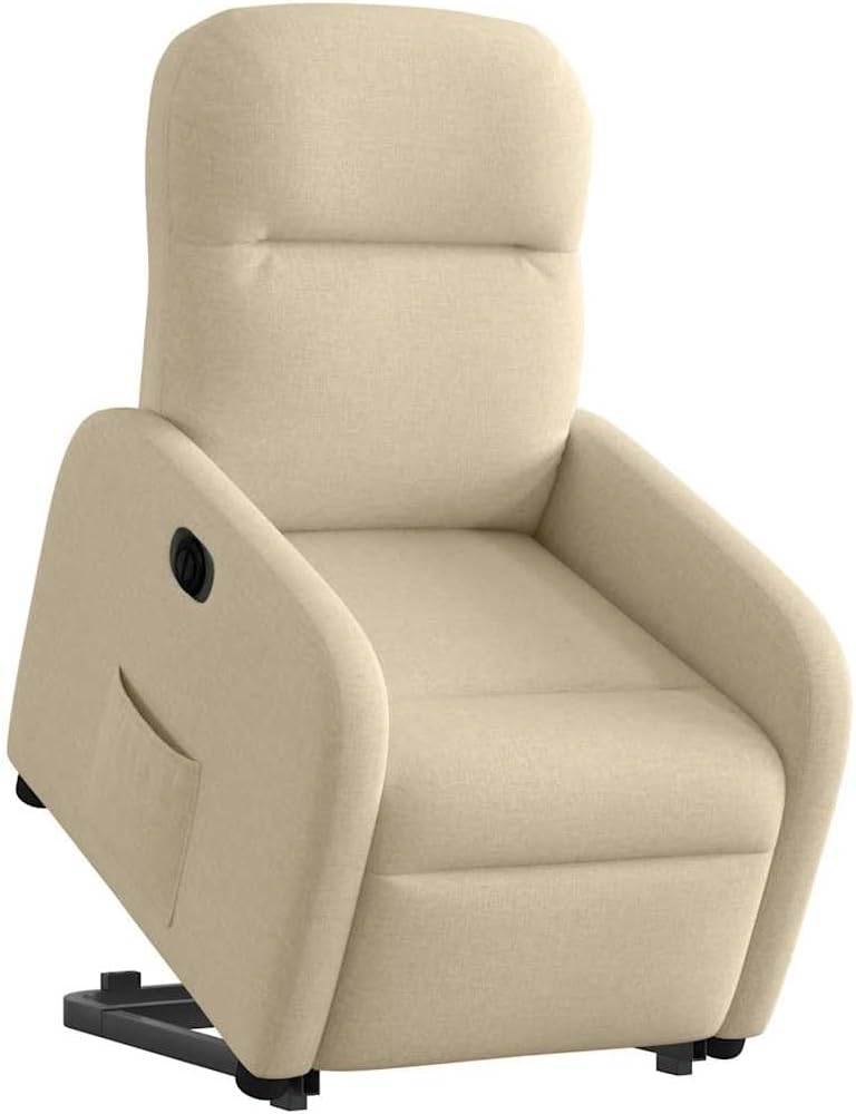 Relaxsessel mit Aufstehhilfe Elektrisch Creme Stoff 3303000 Bild 1