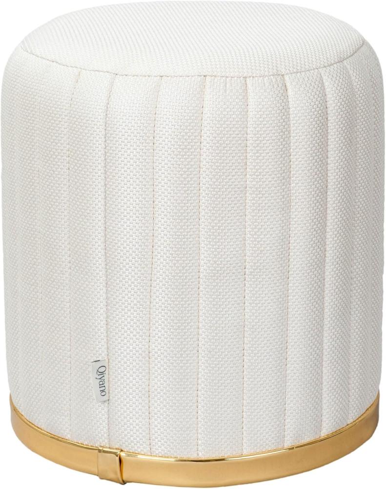 Pouf Nelio 300 Struktur Beige Bild 1