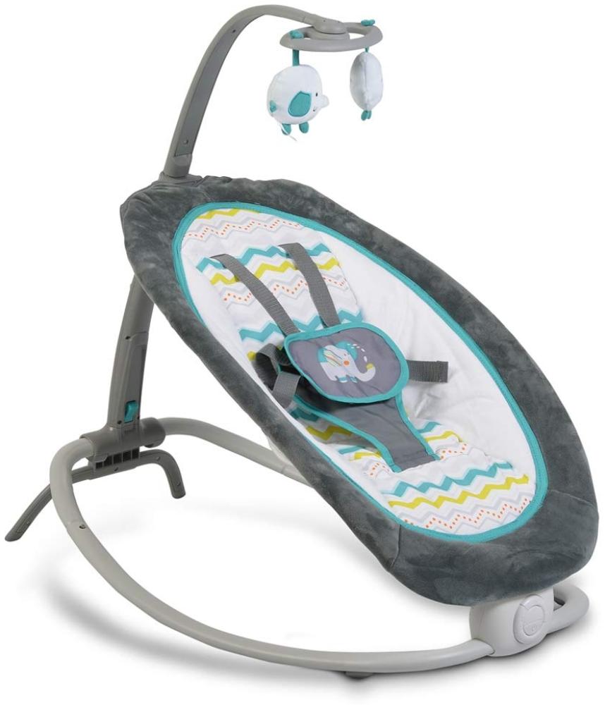 Cangaroo 'Remy' Babywippe Schwingfunktion, Sitzhöhe verstellbar, Vibration, Musik türkis Bild 1