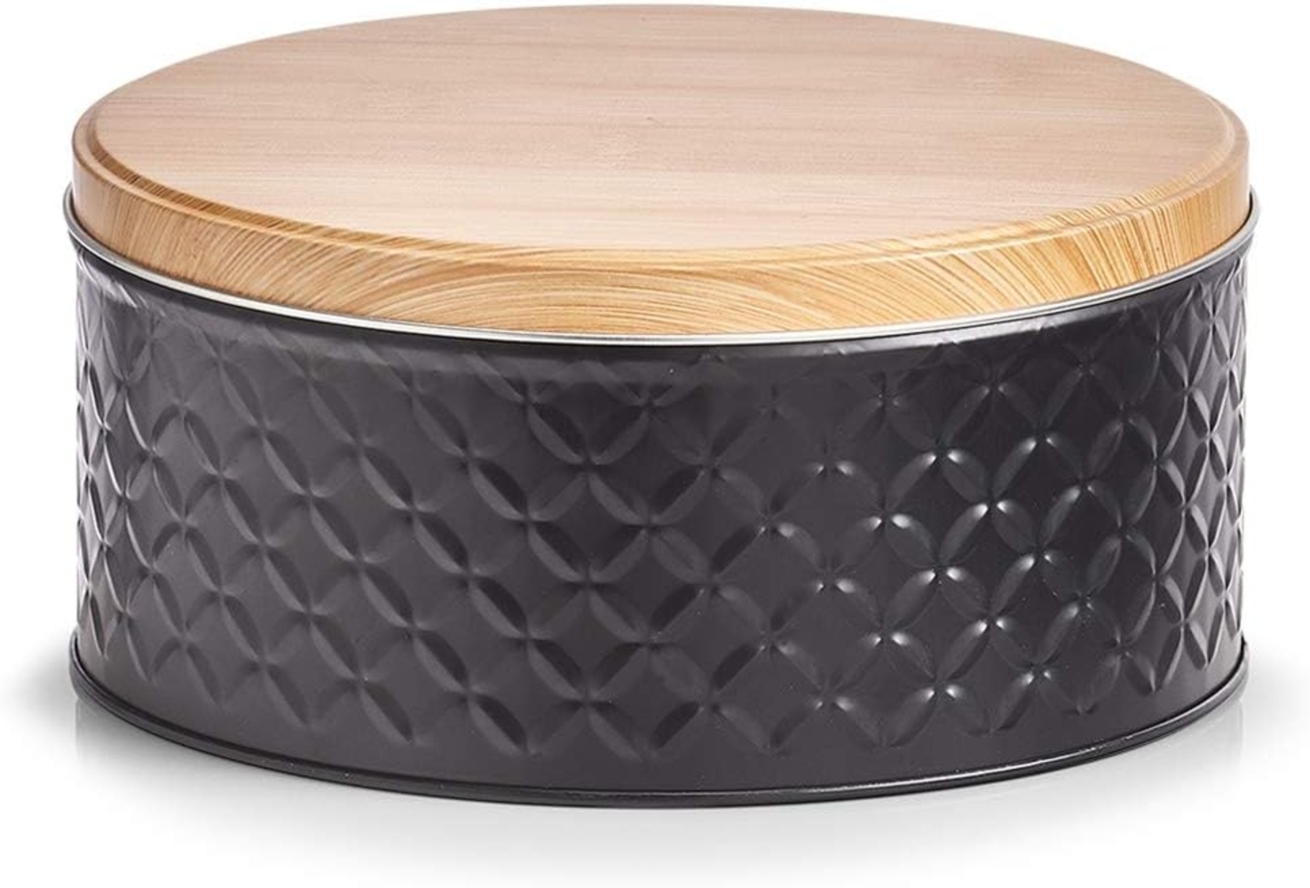 Vorratsdose Scandi, schwarz - Ø 20cm x 9,3cm Bild 1