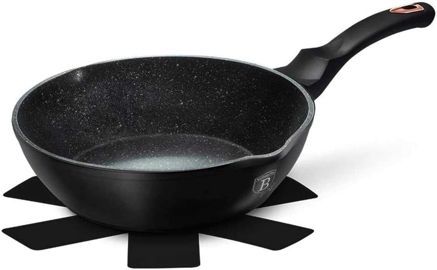 Berlinger Haus Mini-Granit-Bratpfanne, 16cm, Black Rose Bild 1