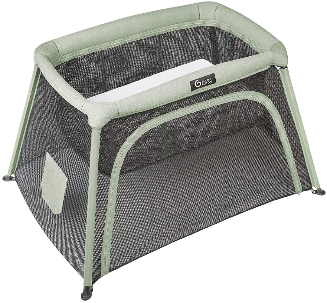 Babymoov Moov & Comfy 3-in-1 Reisebett für Babys und Kleinkinder - bis 20kg, mit zwei Ebenen, Beistellbett für Neugeborene Bild 1