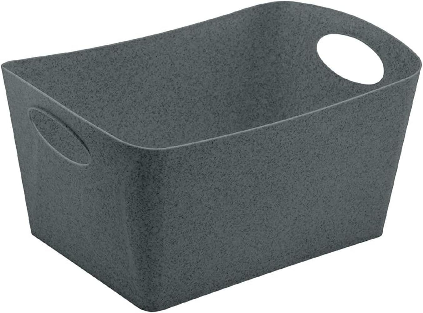 Koziol Aufbewahrungsbox Boxxx M, Box, Kiste, Korb, Aufbewahrung, Thermoplastischer Kunststoff, Organic Deep Grey, 3. 5 L, 5744673 Bild 1