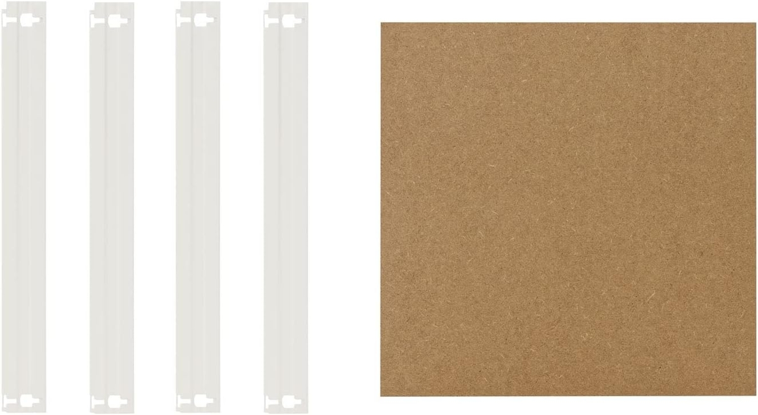 shelfplaza HOME 50x50 cm Fachboden-Set in weiß für HOME Schwerlastregale mit 175 kg Traglast pro Boden Bild 1