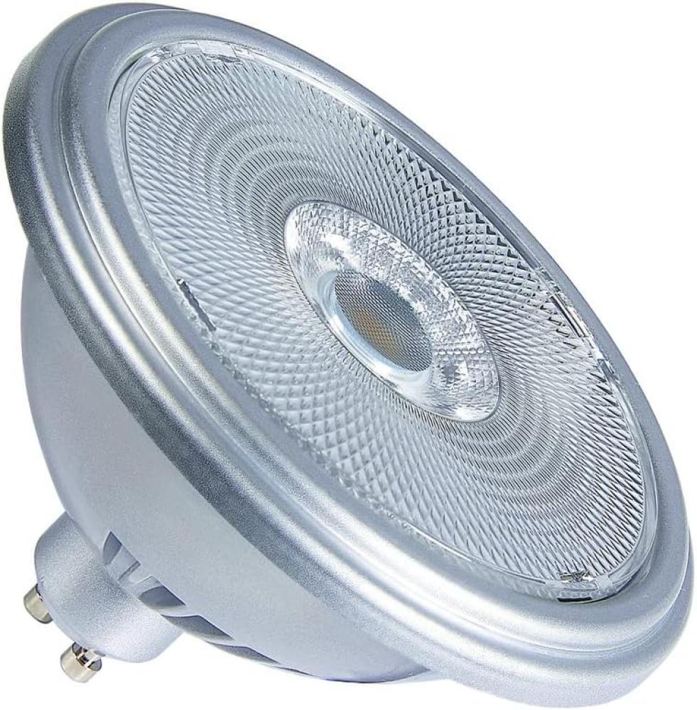 SLV QPAR111 GU10, LED Leuchtmittel silber 12,5W 2700K CRI90 30° - LED Lampen Sockel GU10 Bild 1