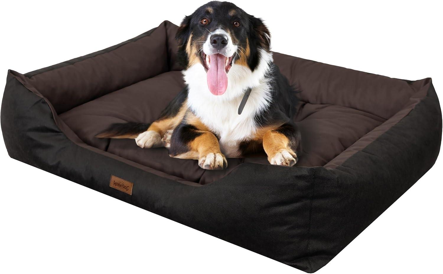 Bjird Tierbett Hundebett Puffy, Abnehmbarer Matratze, wasserabweisend, Hundesofa für kleie, mittelgroße und grosse Hunde, Größe: S,M,L,XL,XXL Bild 1