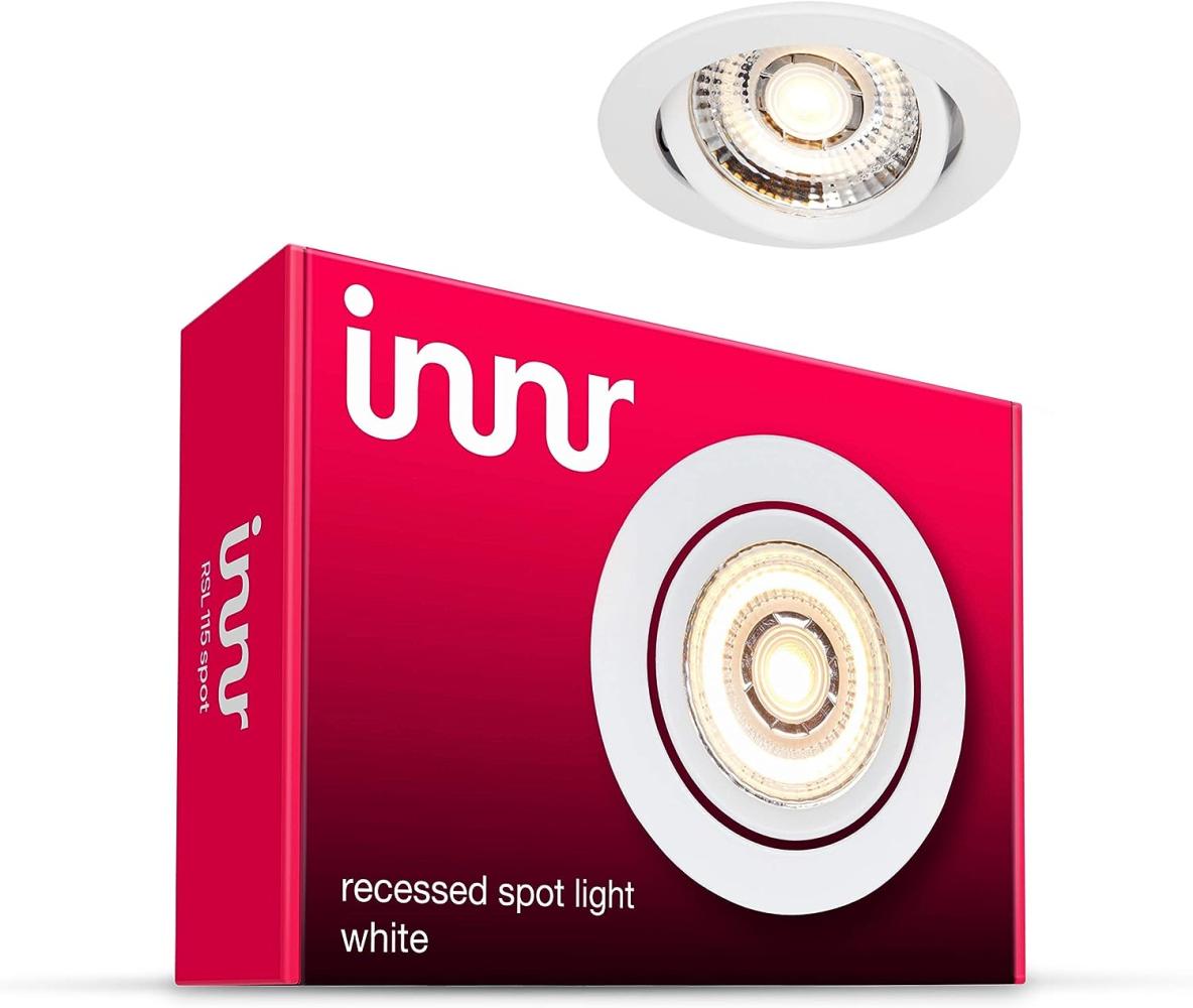 Innr - ceiling recessed spot light - LED - 4. 3 W - warm white light - 2700 K - white Bild 1