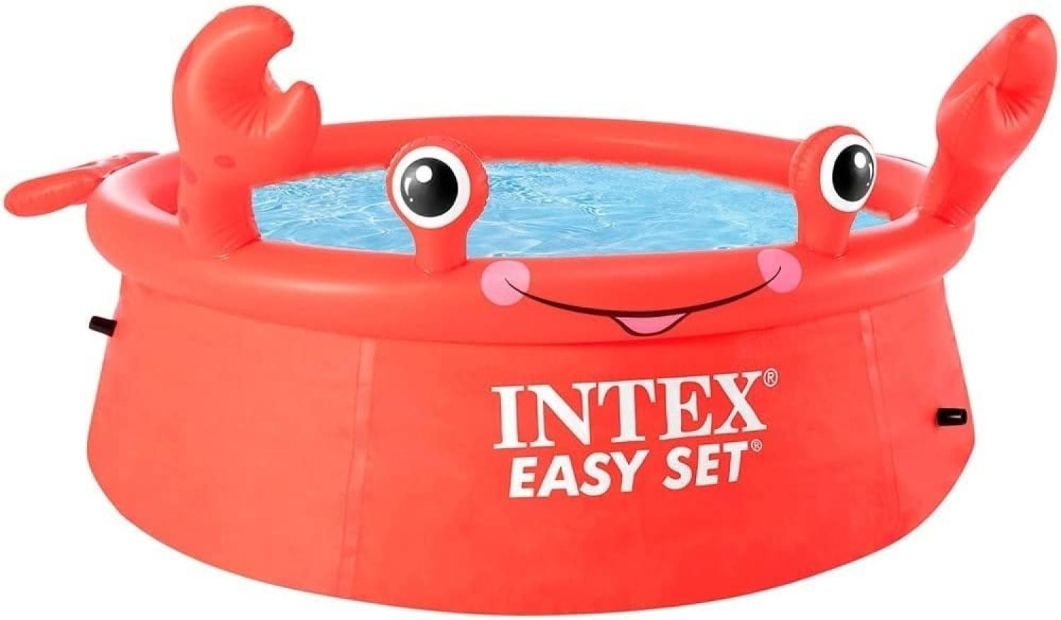 INTEX Happy Crab Aufblasbarer Pool Easy Set 183x51 cm 92512 Bild 1