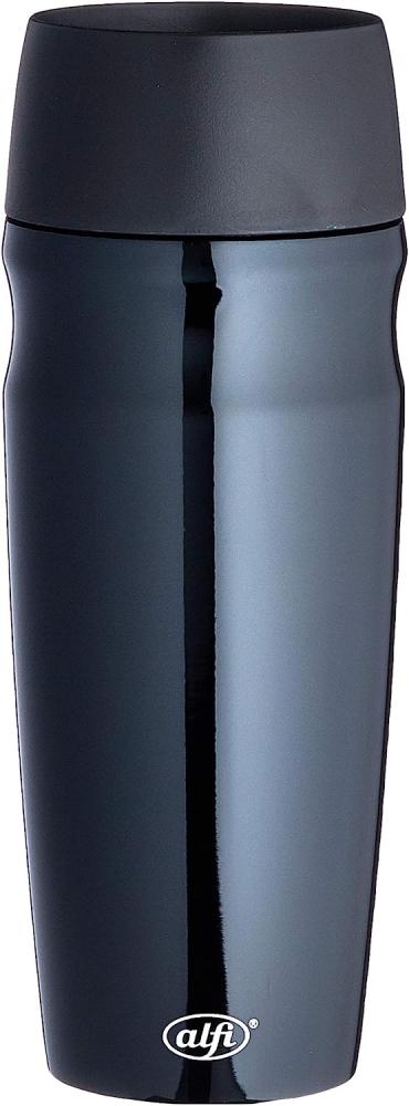 alfi 5617. 233. 035 Coffee To Go Trinkbecher isoMug, Edelstahl Schwarz 0,35 l, 4 Stunden heiß, 8 Stunden kalt, BPA-Free, 360° Trinken Bild 1