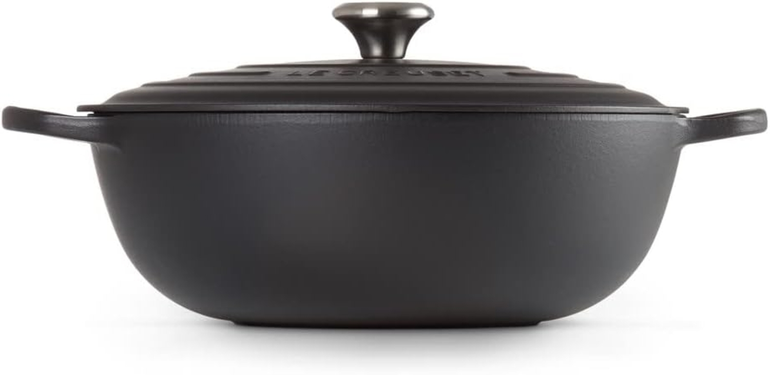 La Marmite 32 cm Schwarz Gusseisen Signature Le Creuset - GasBackofen geeignet Bild 1
