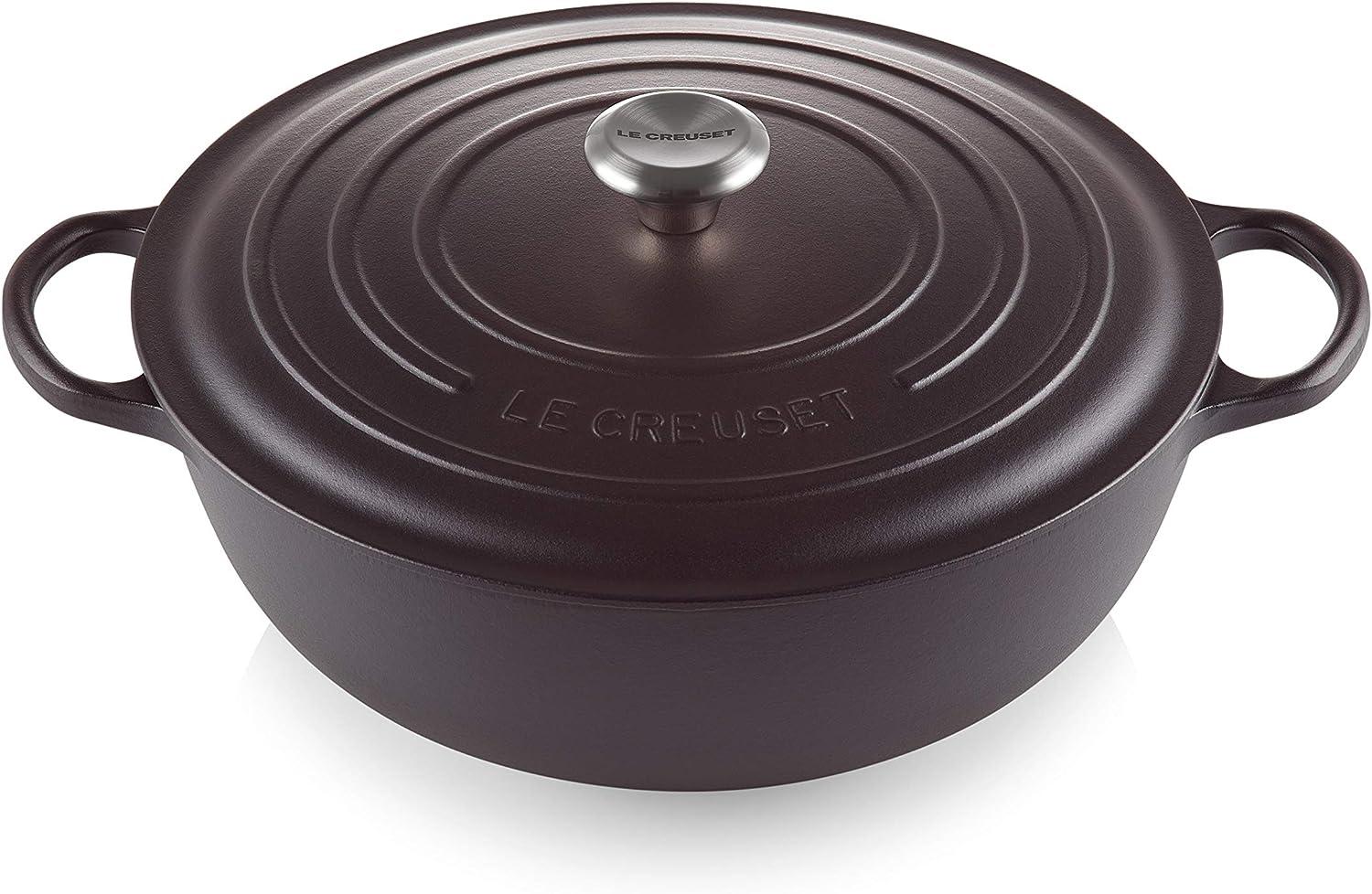 La Marmite 32 cm Schwarz Gusseisen Signature Le Creuset - GasBackofen geeignet Bild 1