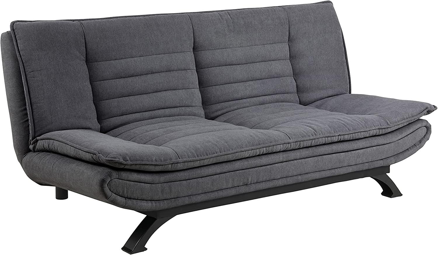 Schlafsofa FAITH, dunkelgrau, ca. 196 cm Bild 1