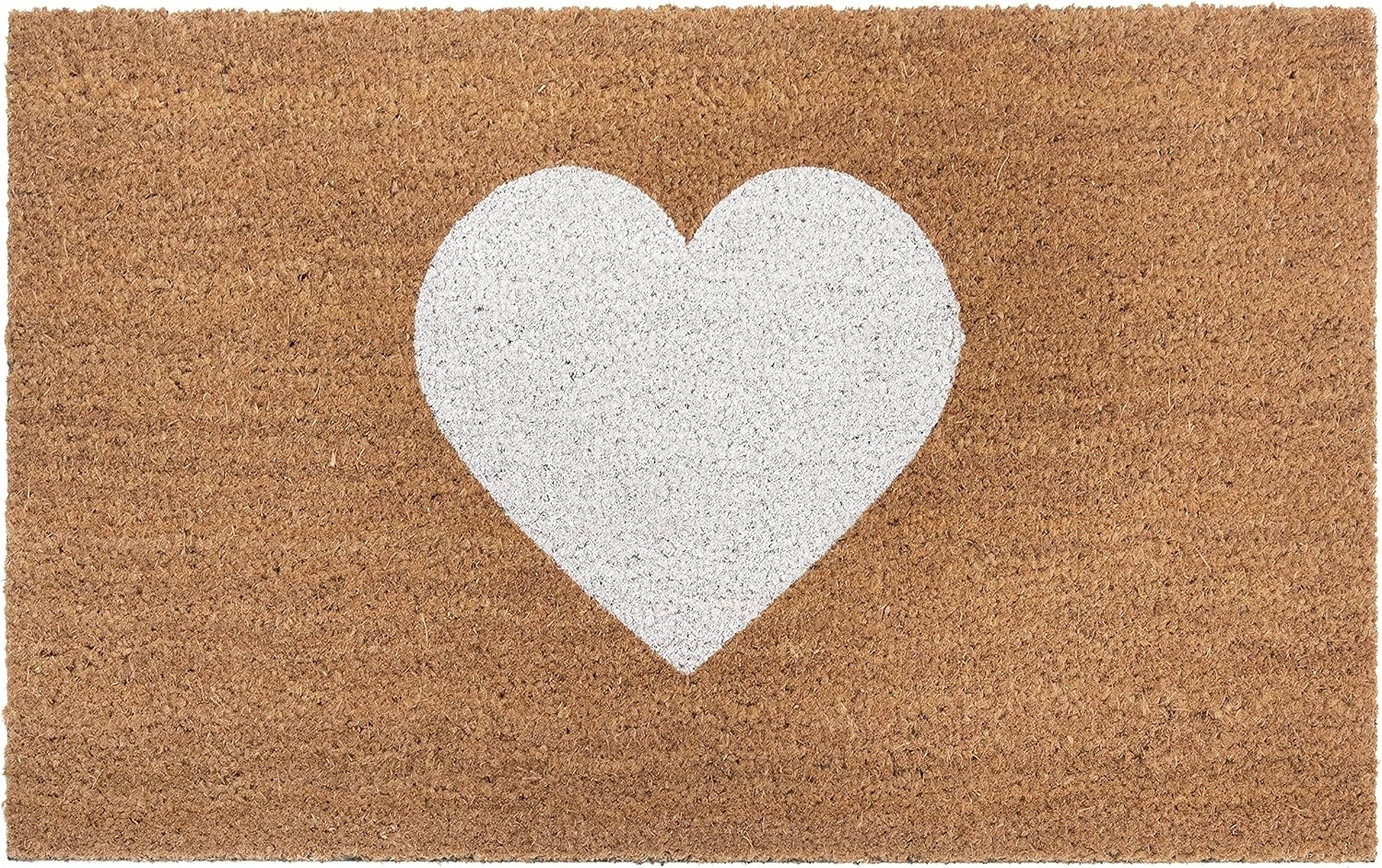 HANSE Home Fußmatte Mix Mats Kokos Heart, Türmatte, rechteckig, Höhe: 15 mm, Kokos, Schmutzfangmatte, Outdoor, Rutschfest, Innen, Kokosmatte, Flur Bild 1