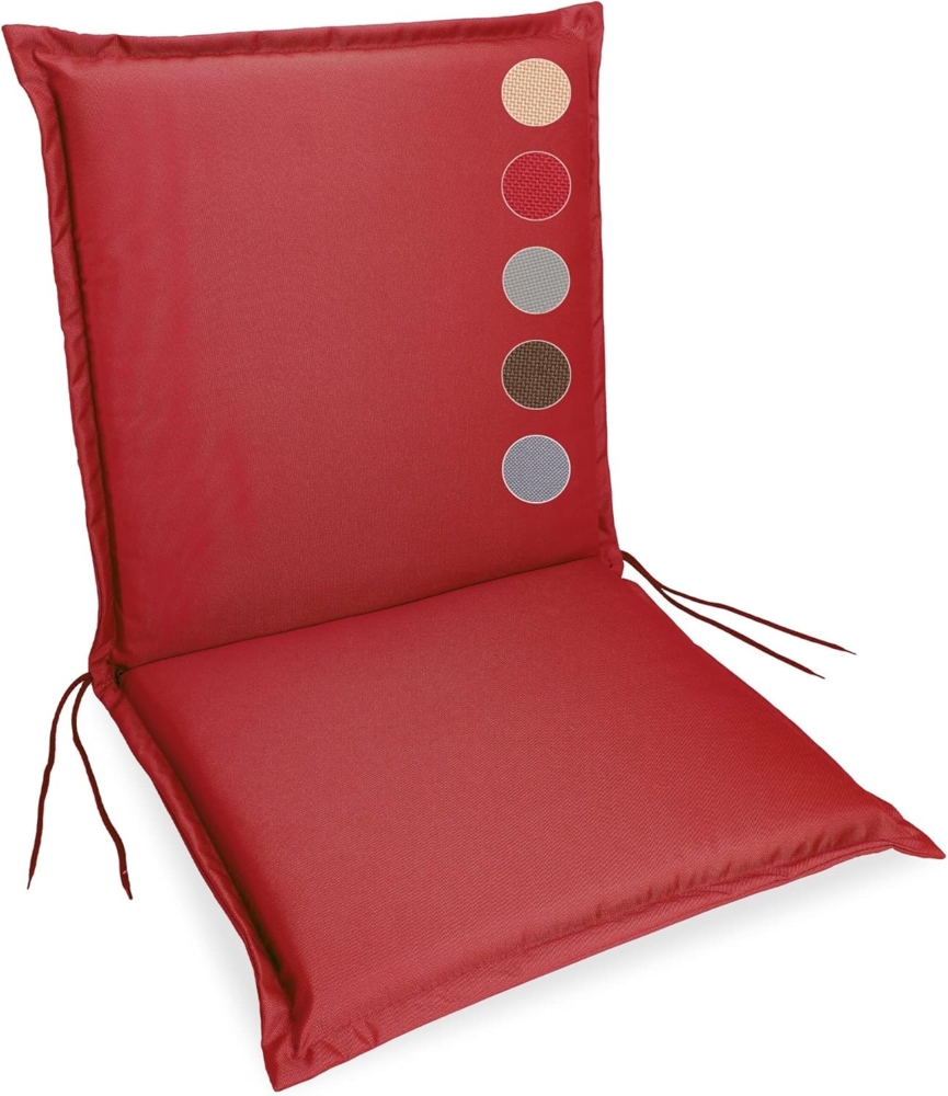 sunnypillow Liegenauflage Niedriglehner Auflage Gartenstuhlauflage, 100 x 50, extra dick 9cm Bild 1